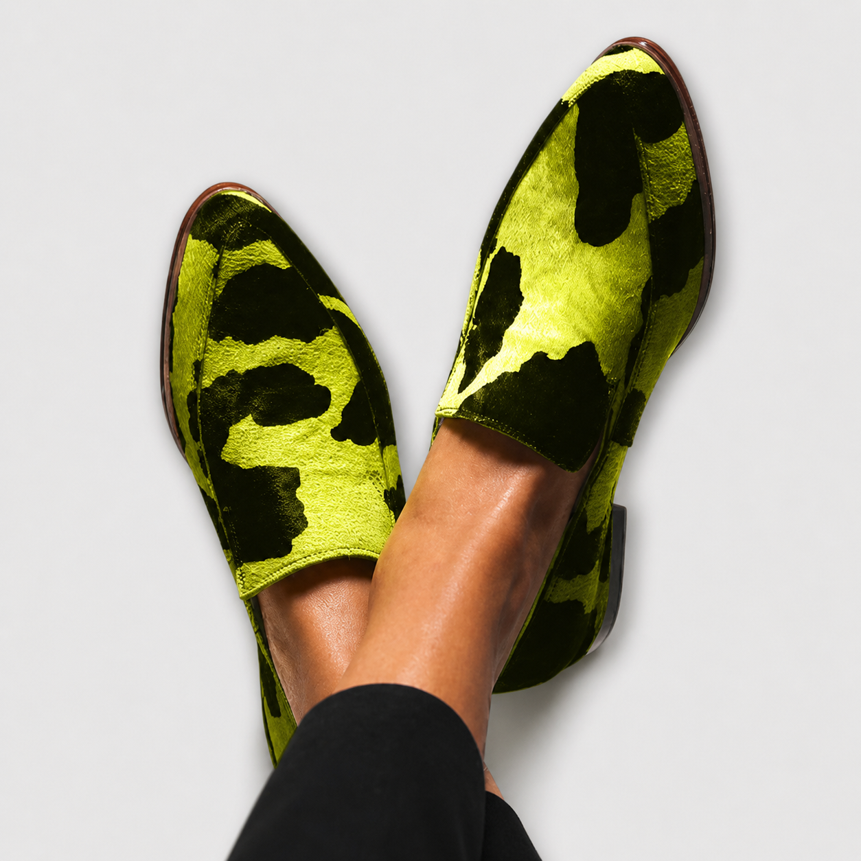 Paloma | Mocasines estampado vaca