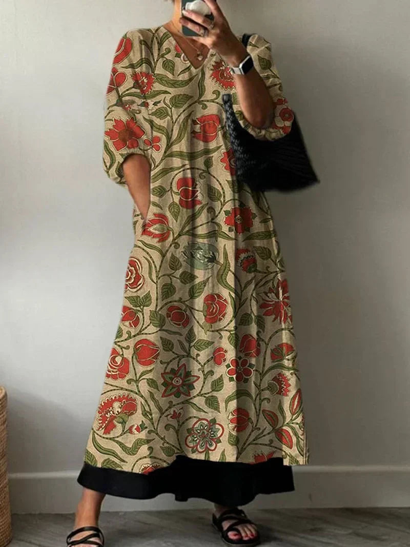 Tatiana | Vestido elegante estampado