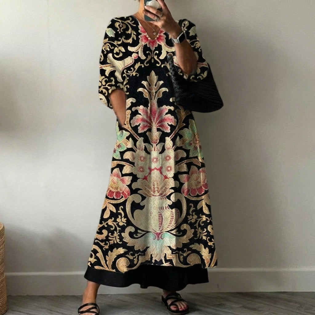 Eva | Vestido elegante estampado