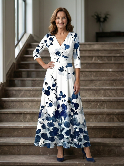 Juana | Vestido midi con escote cruzado