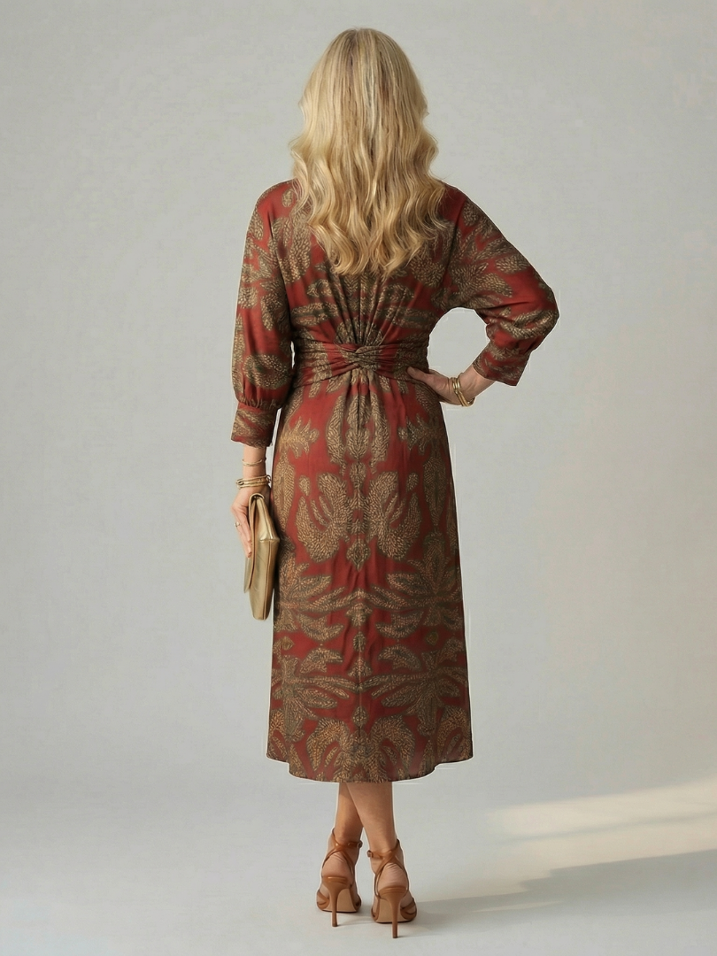 Alicia | Vestido midi cruzado