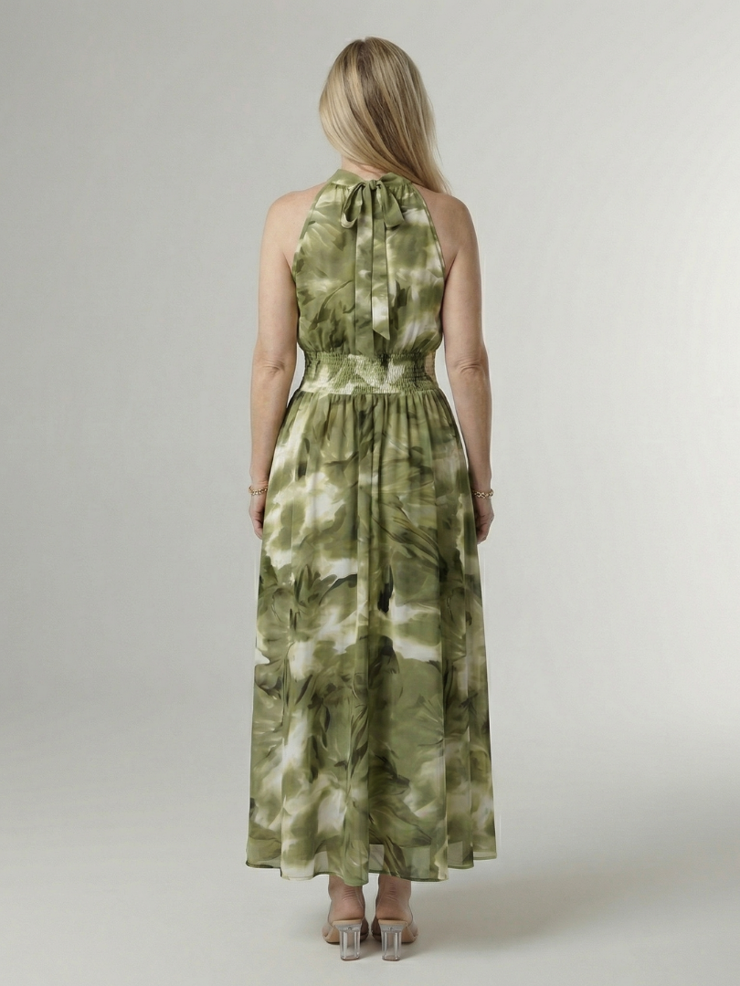 Martina | Vestido midi halter