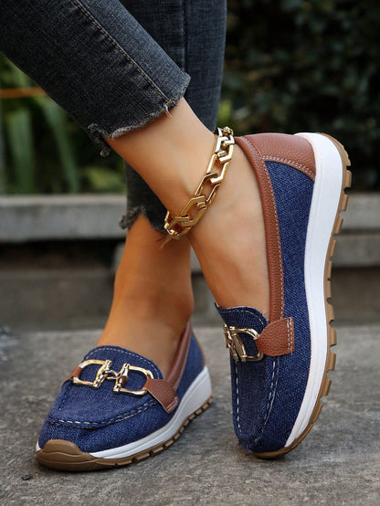 Ellie | Mocasines planos con hebilla