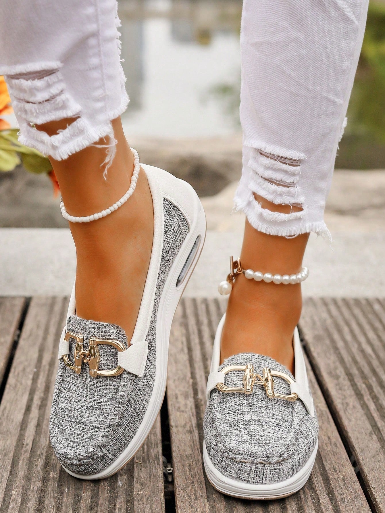 Ellie | Mocasines planos con hebilla