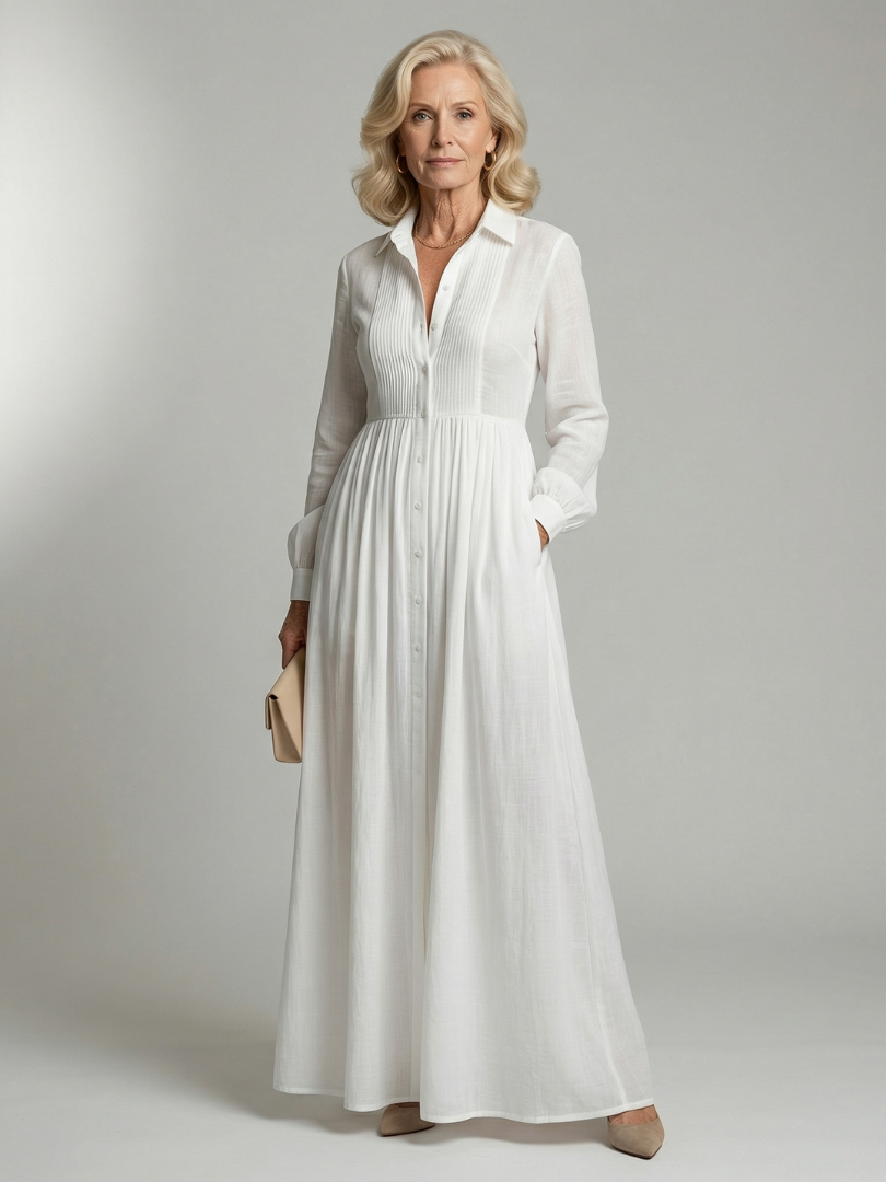 Inés | Vestido maxi vaporoso