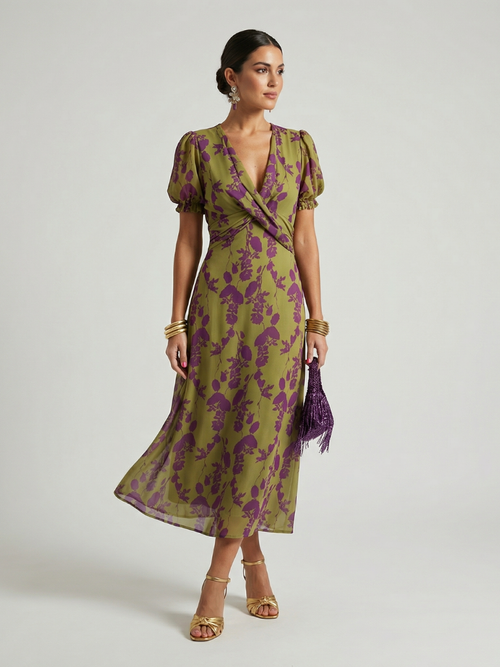 Natalia | Vestido midi floral