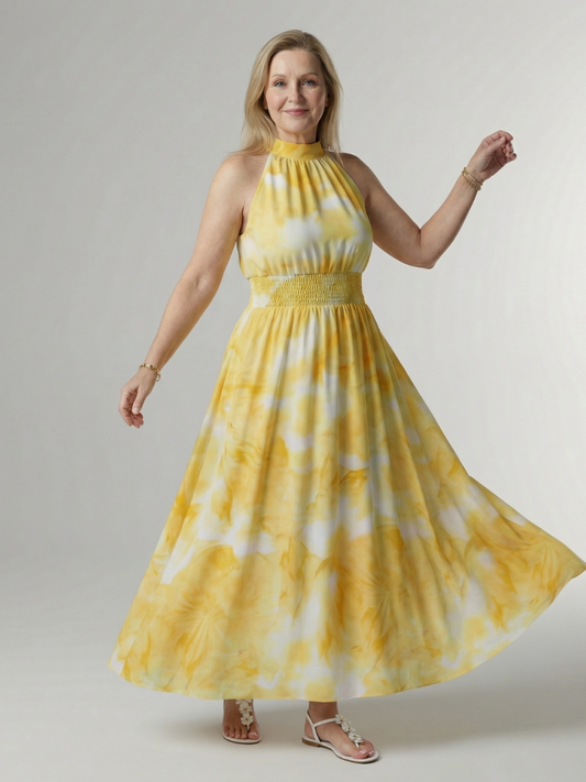 Martina | Vestido midi halter