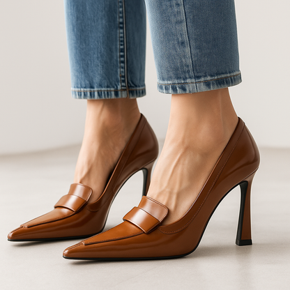 LENORA | Tacones lofaer con punta afilada
