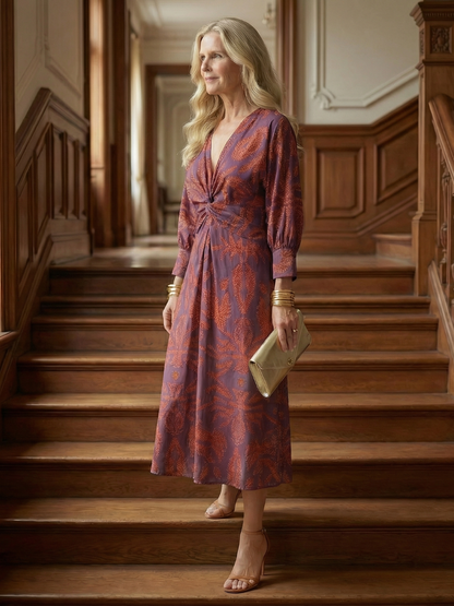 Alicia | Vestido midi cruzado