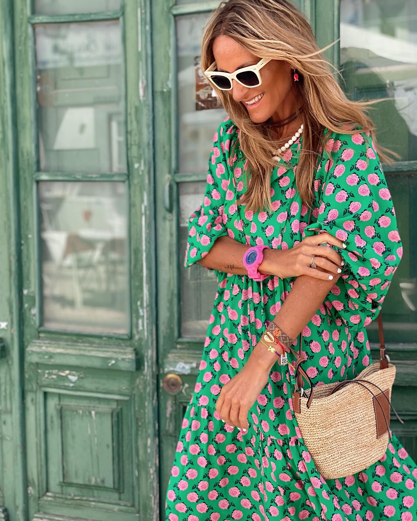 ZAIRA | Vestido estampado de temporada
