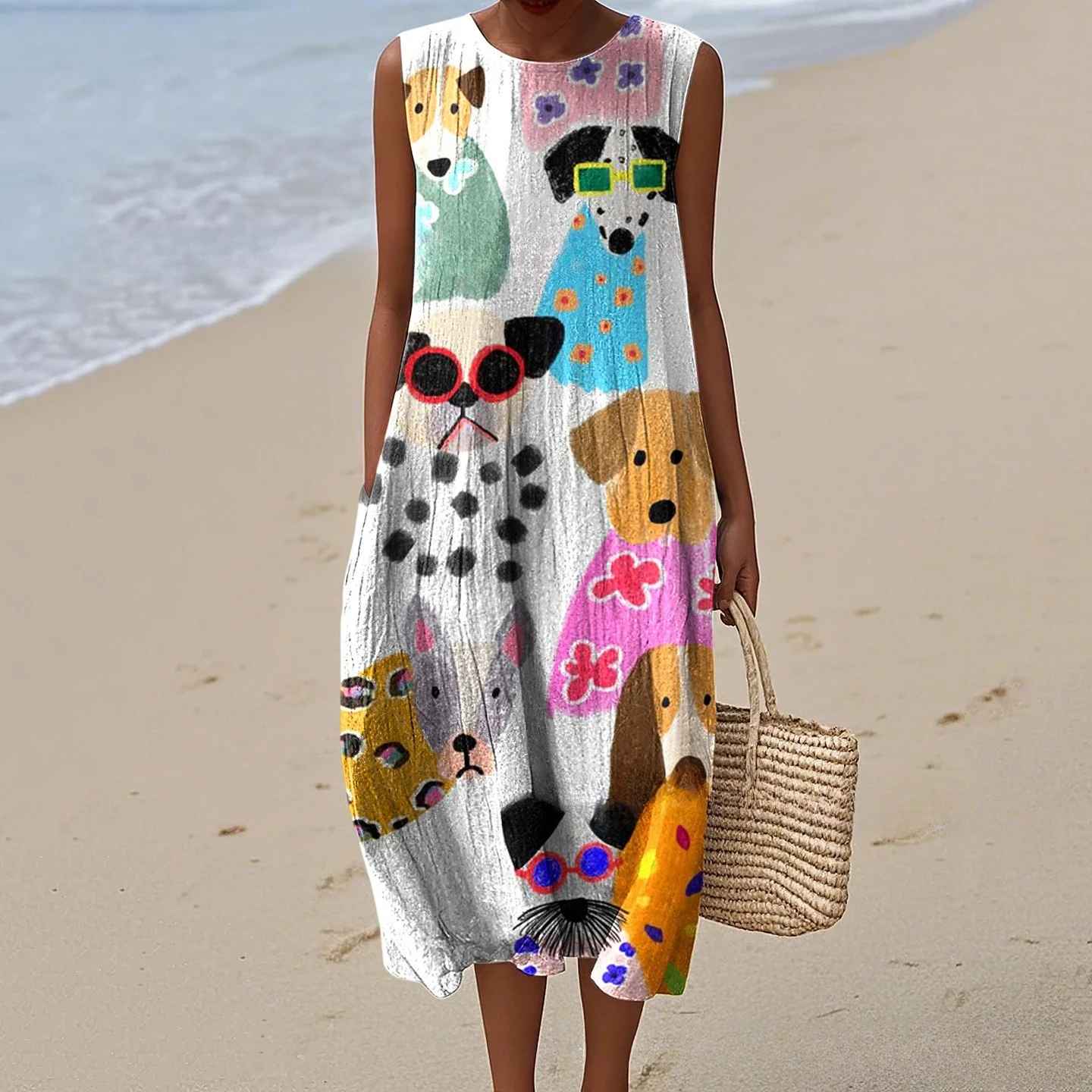 Vestido estampado brisa de verano