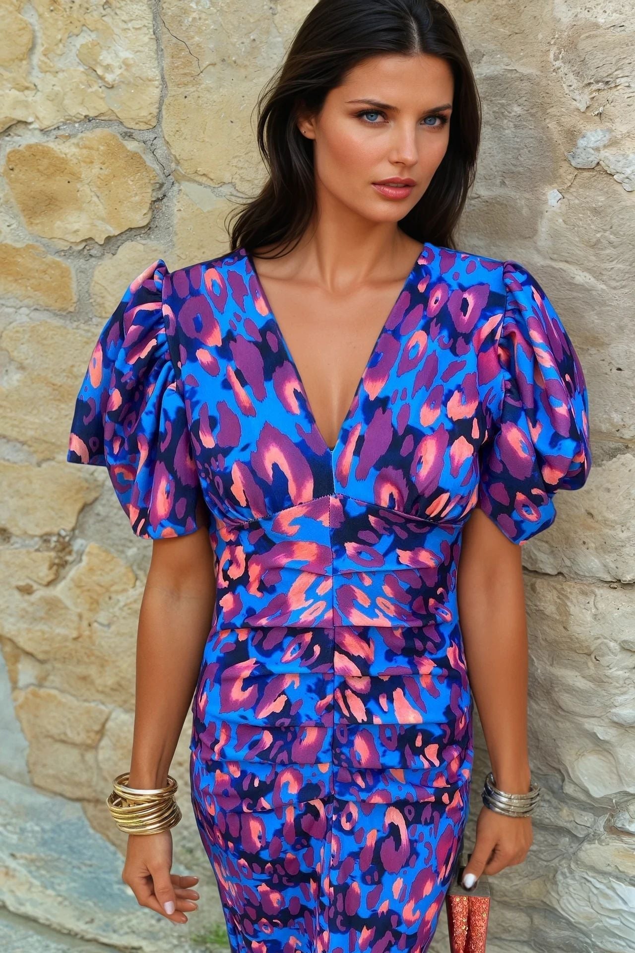 TORÁ | Vestido estampado de diseño