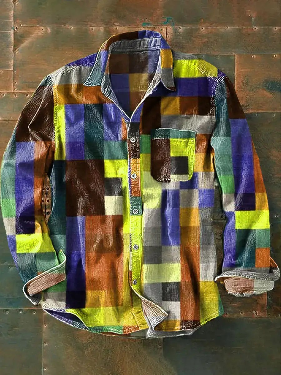 JOEL | Camisa de manga larga estampada