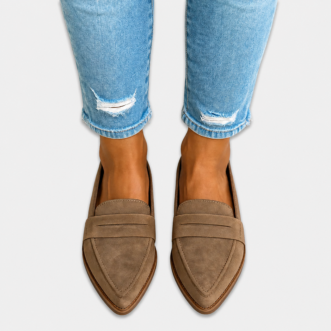 Nadia | Mocasines de ante