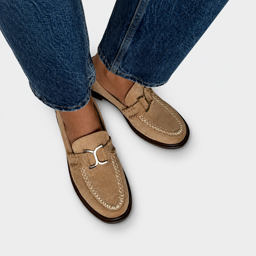Amelia | Mocasines de piel de ante