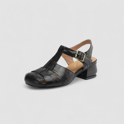 AMELIA | Zapatos ortopédicos Mary Jane en piel genuina