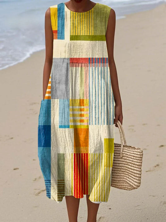Vestido estampado brisa de verano