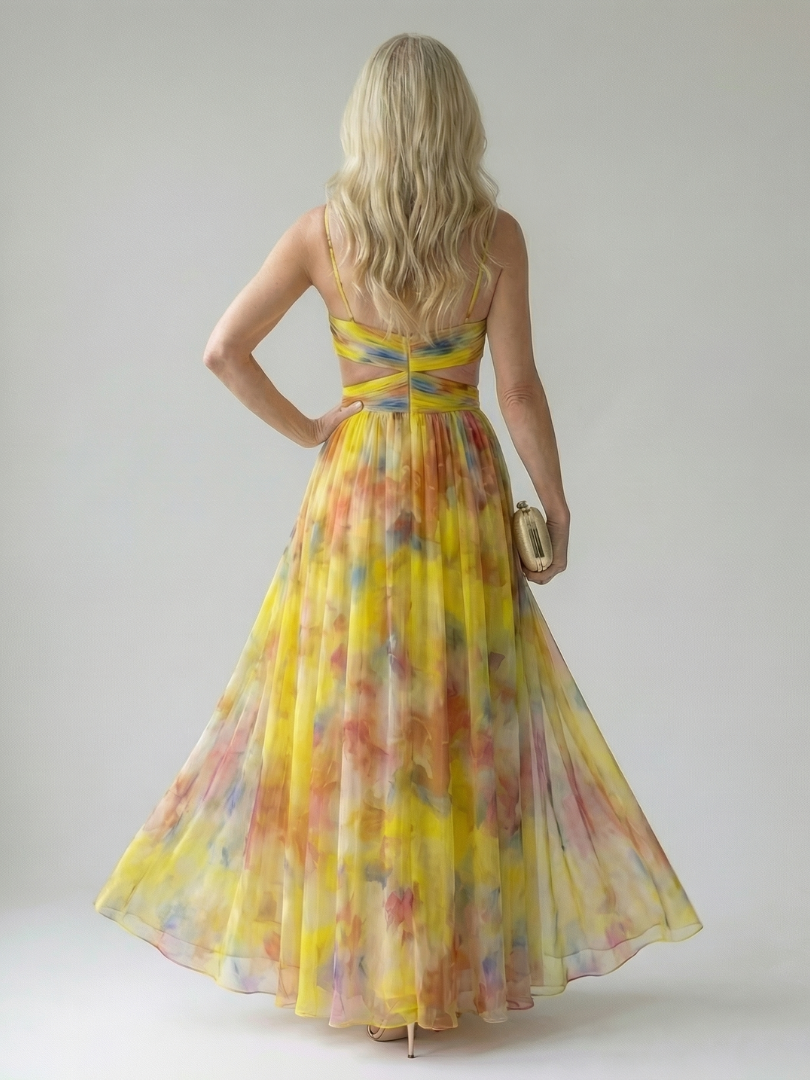 Irene | Vestido maxi cruzado
