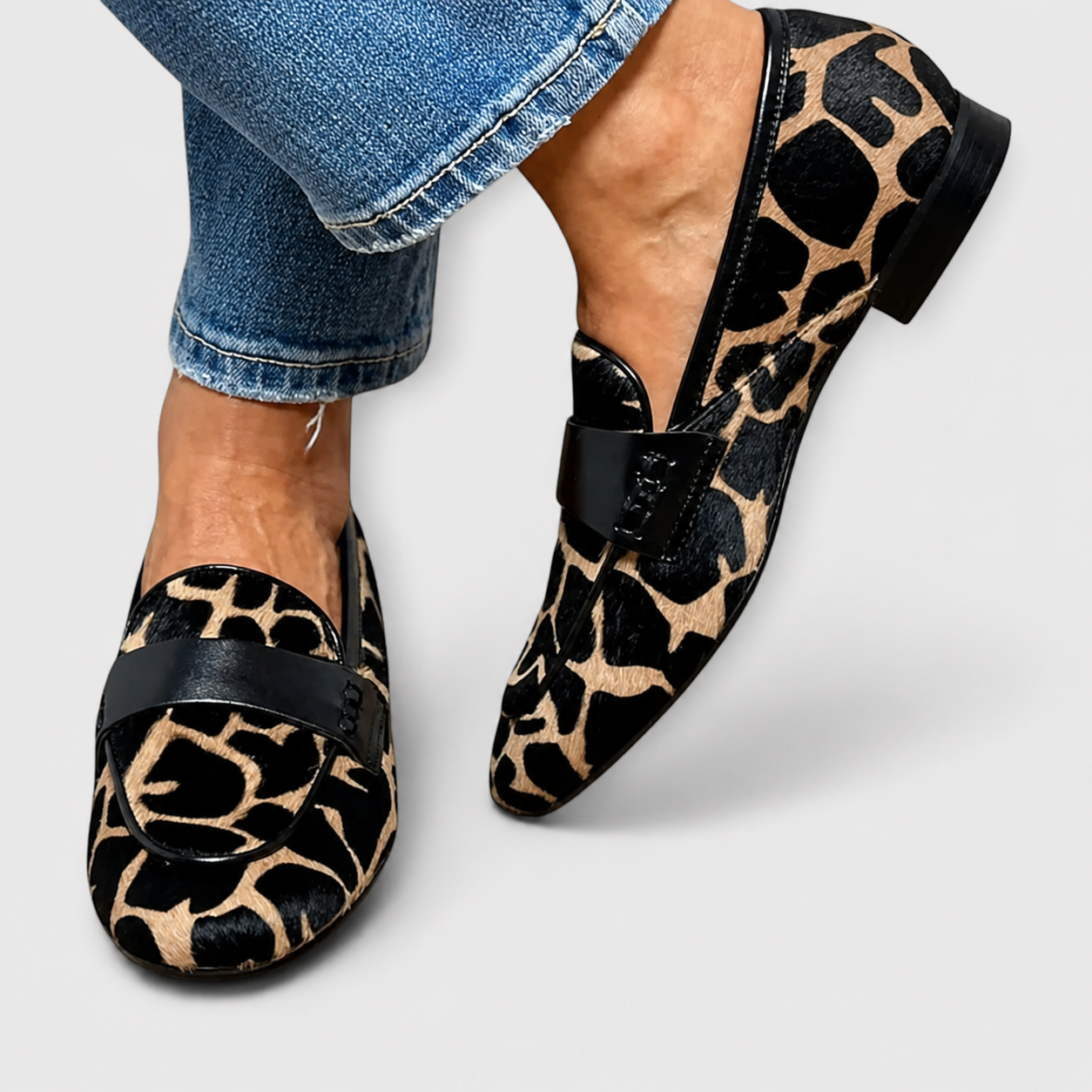 Leonor | Mocasín leopardo