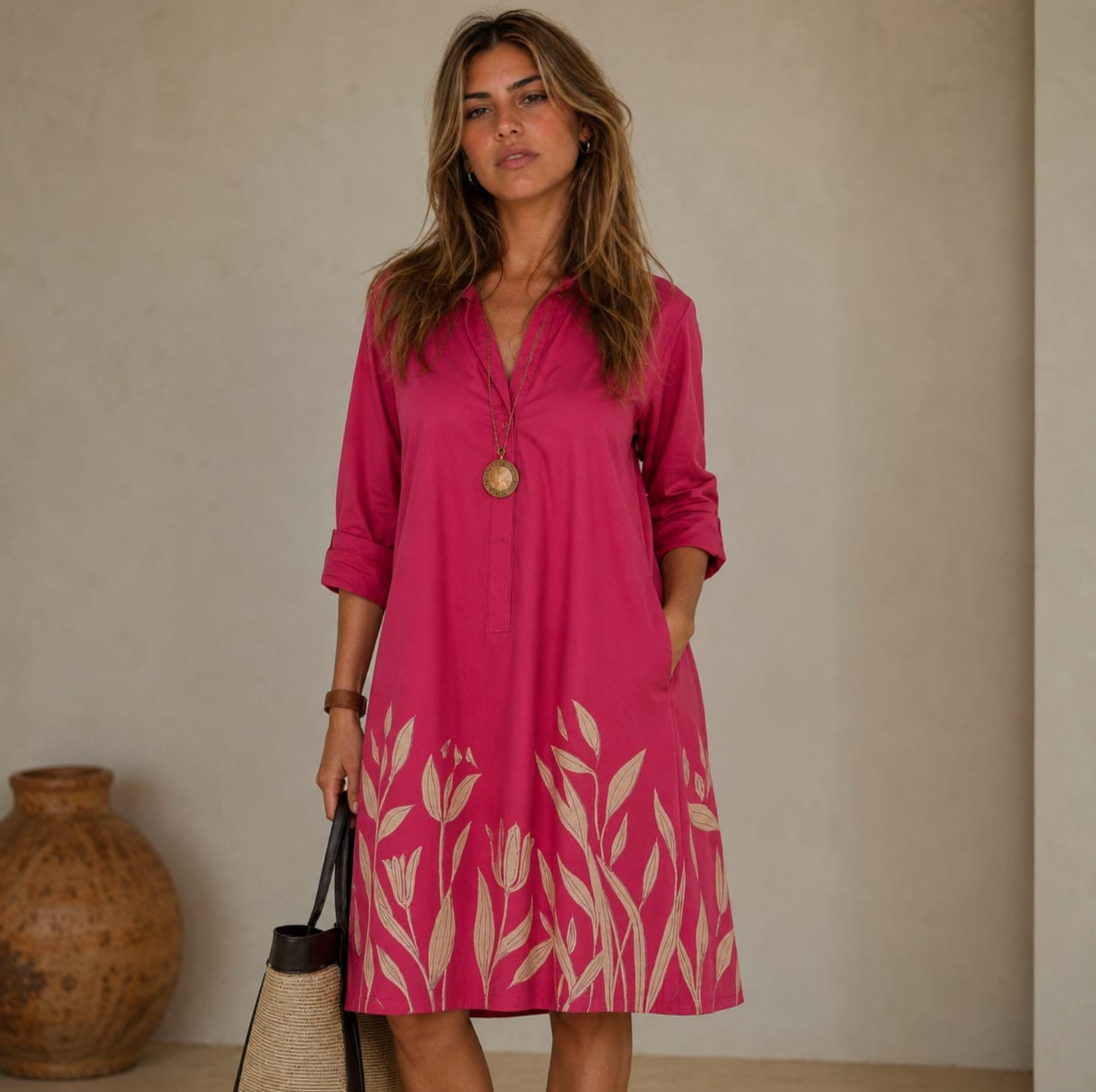 Ana Maria | Vestido midi cómodo