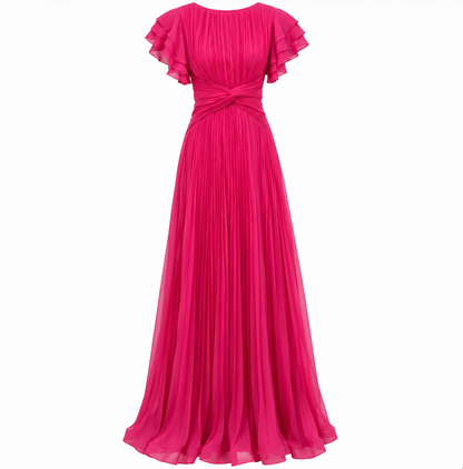 Abigail | Vestido de Noche Plisado