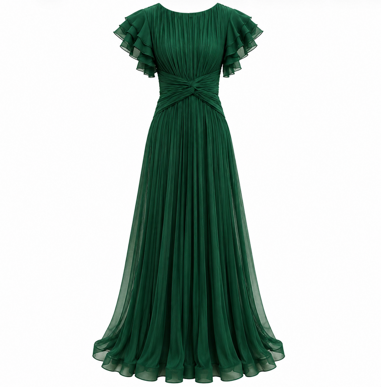 Abigail | Vestido de Noche Plisado