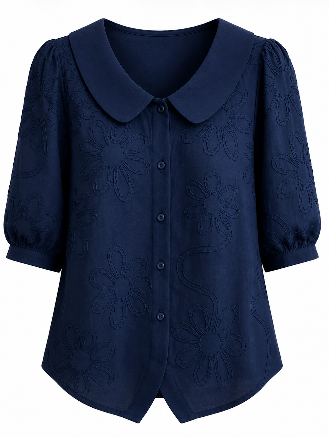 Elegante blusa floral