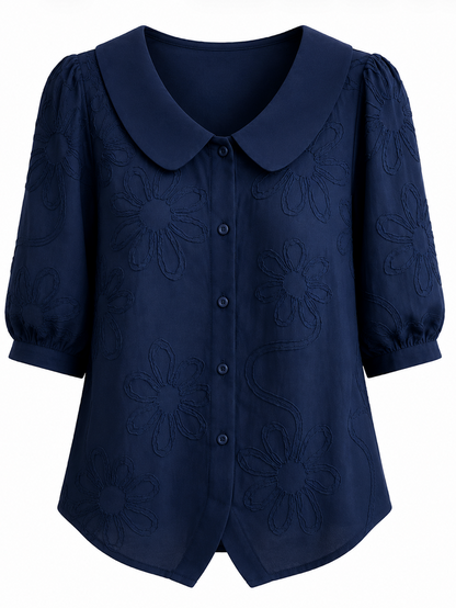 Elegante blusa floral