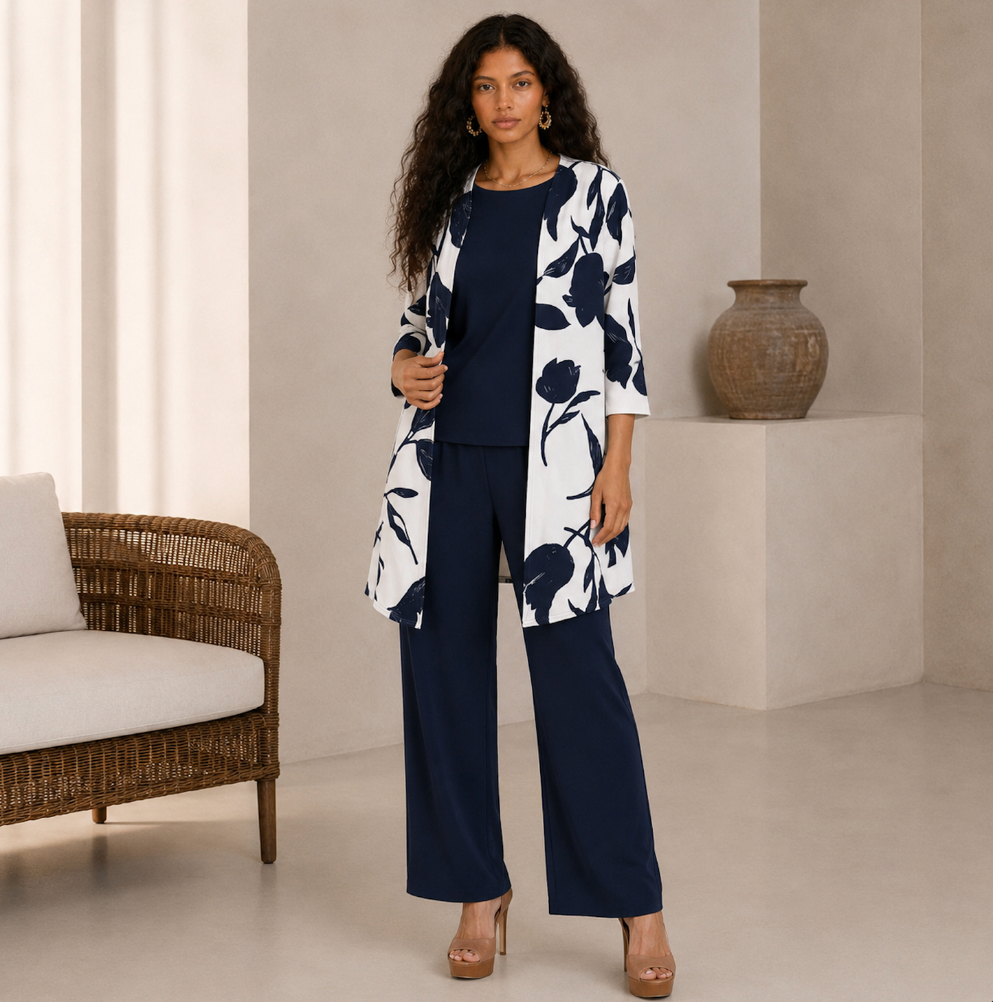 Evania | Traje de tres piezas