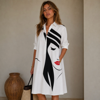 Yvette | Vestido midi cómodo