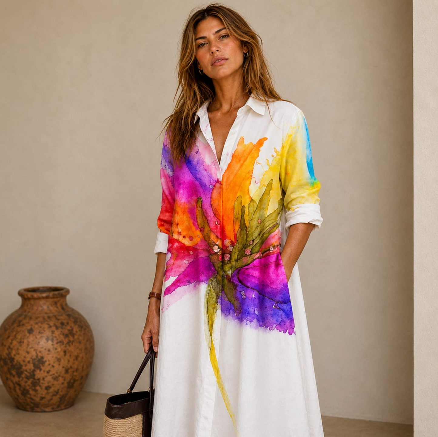 Bridget | Elegante vestido midi