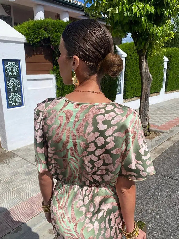Clarandra | Vestido Midi estampado