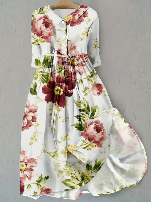 Margot | Vestido floral elegante de impacto
