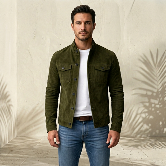 OLTRANO | CHAQUETA DE ANTE