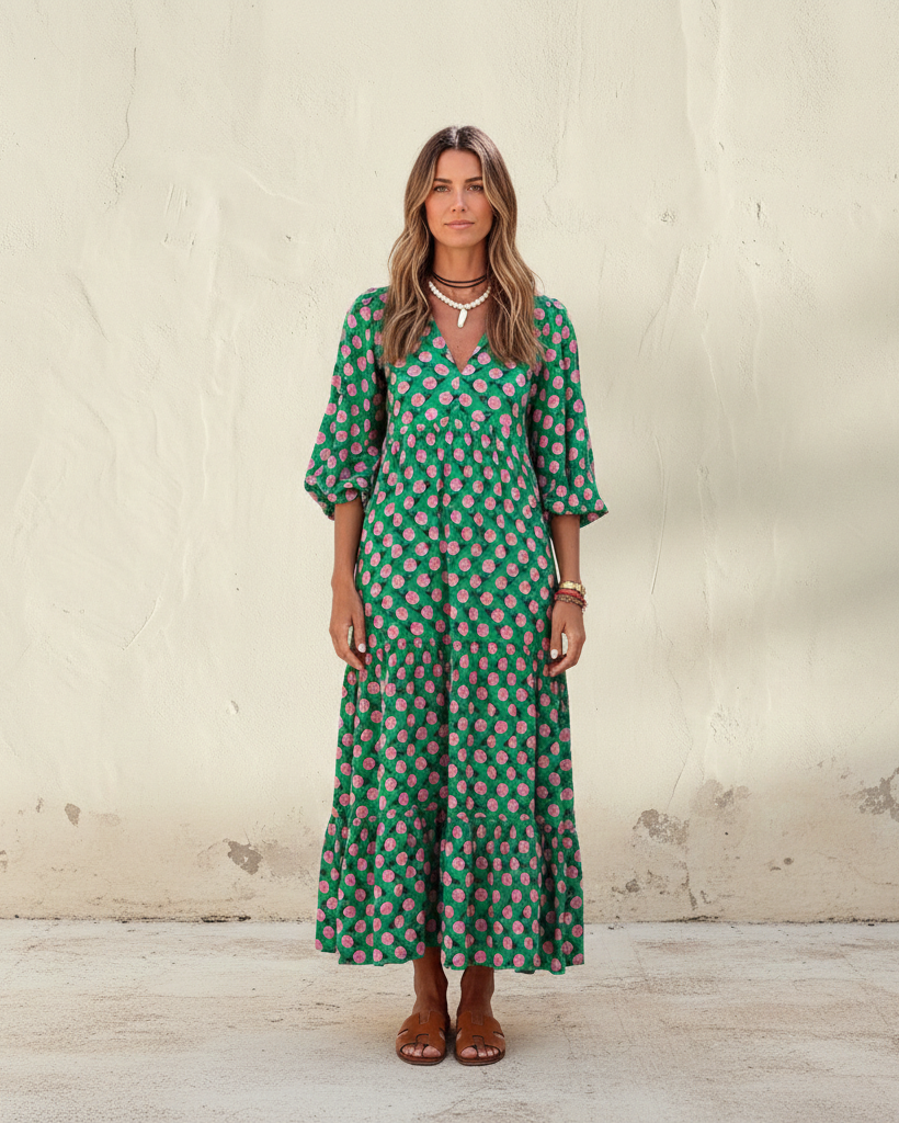 ZAIRA | Vestido estampado de temporada