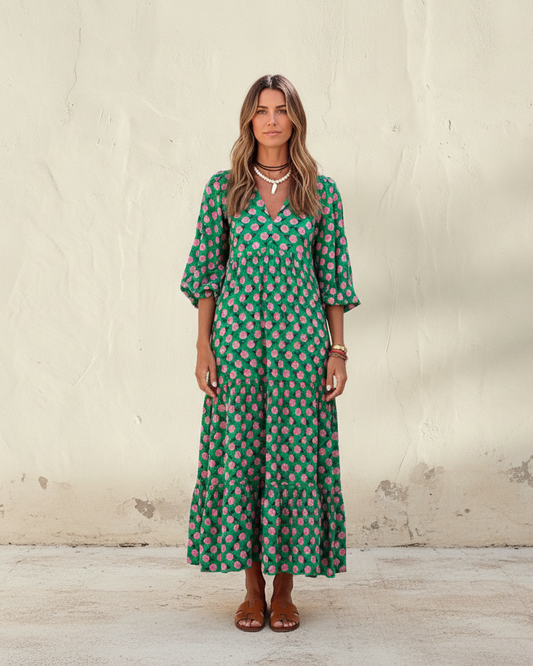 ZAIRA | Vestido estampado de temporada