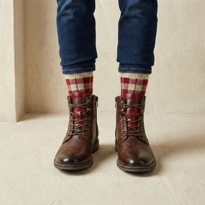 ETHAN | Botas Oxford de cuero artesanal