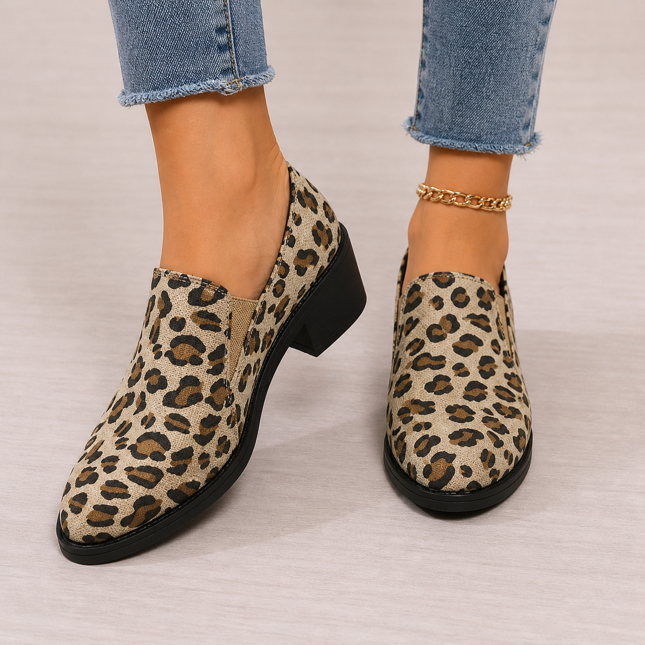 Angélica | Mocasín de leopardo