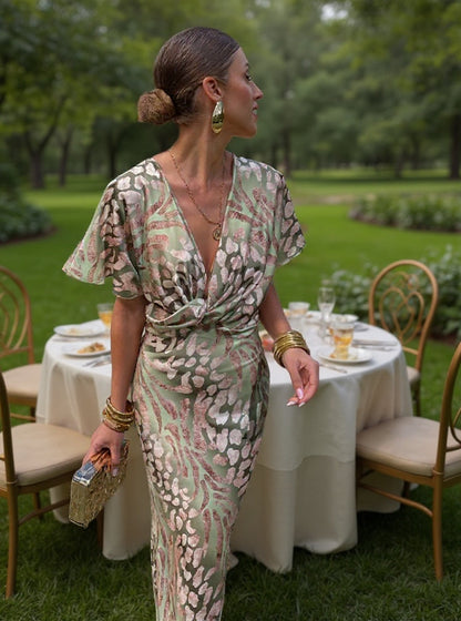 Clarandra | Vestido Midi estampado