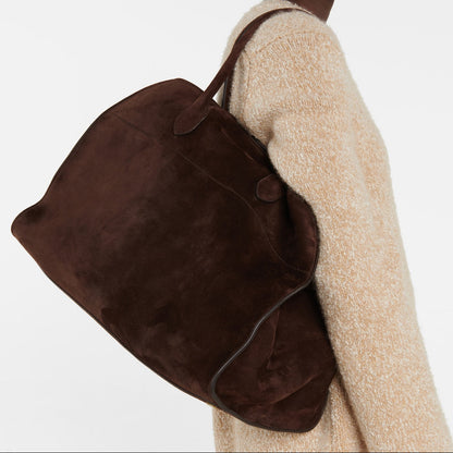 AISHA | Bolso de ante marrón