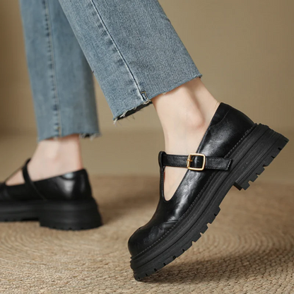 Linda | Zapatos ortopédicos con correa en forma de T
