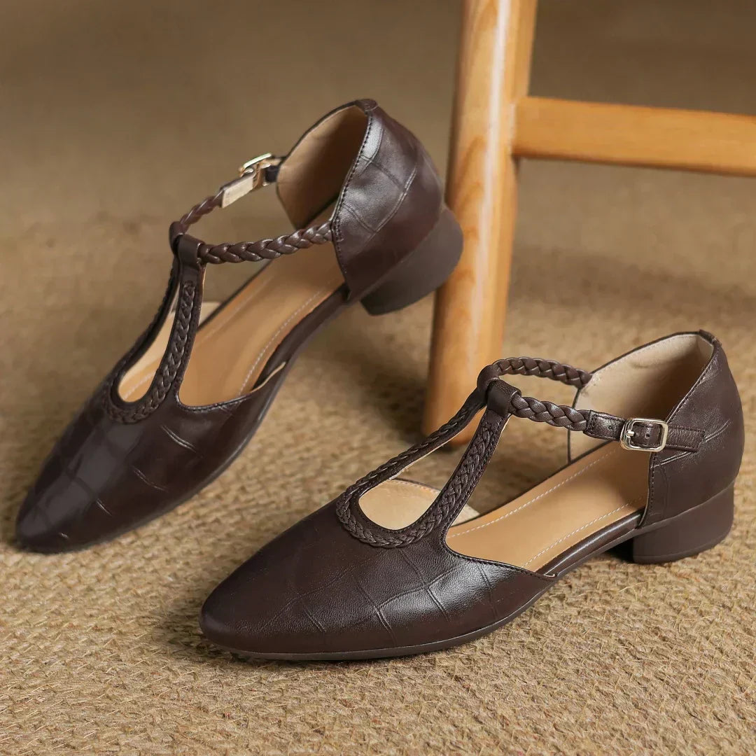 Clara | Zapatos Mary Jane ortopédicos de piel
