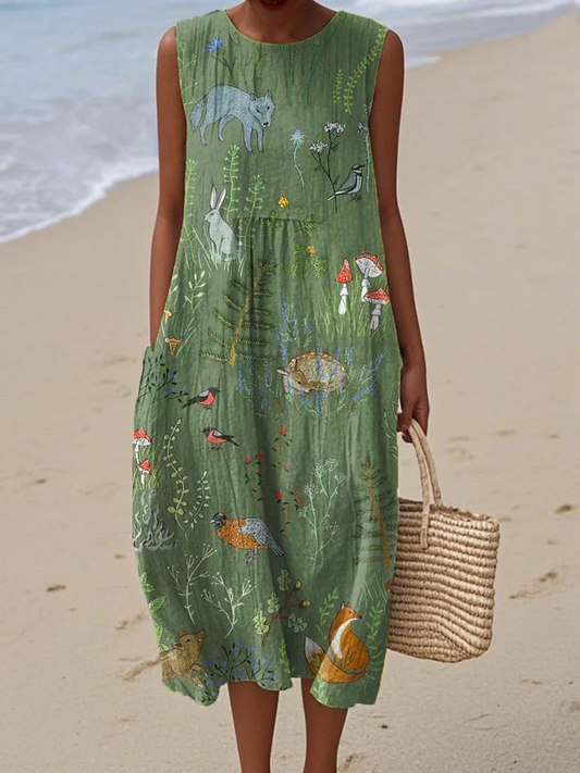 Vestido estampado brisa de verano