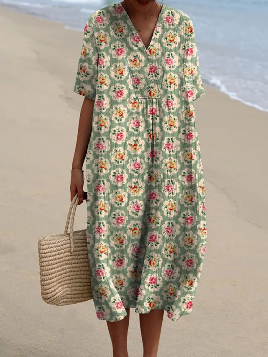 Vestido estampado brisa de verano