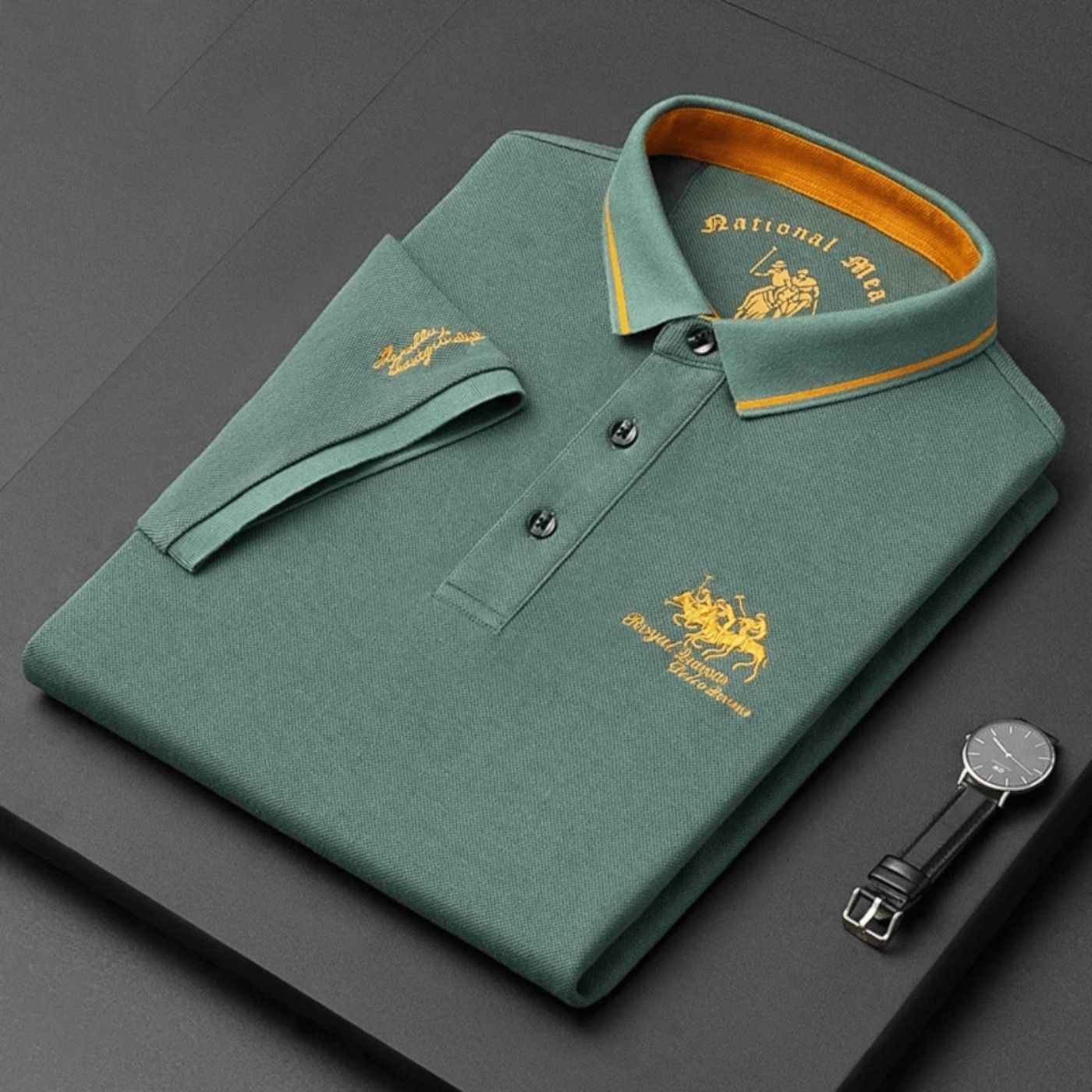 JOSEPH | Polo clásico de algodón con bordado exclusivo