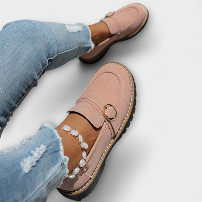 Laura | Mocasines casual de punta redonda
