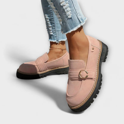 Laura | Mocasines casual de punta redonda