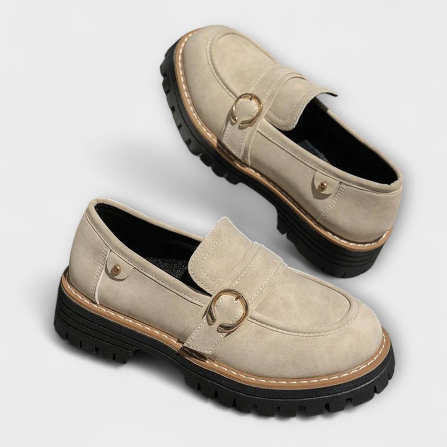 Laura | Mocasines casual de punta redonda