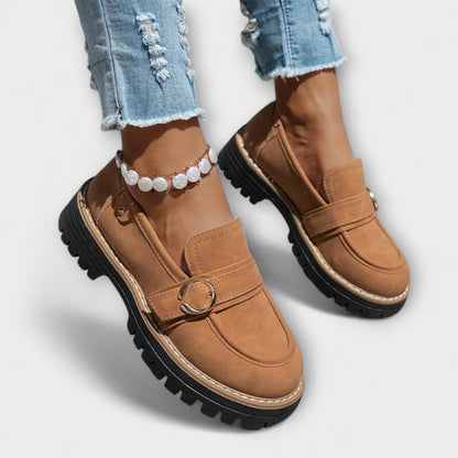 Laura | Mocasines casual de punta redonda