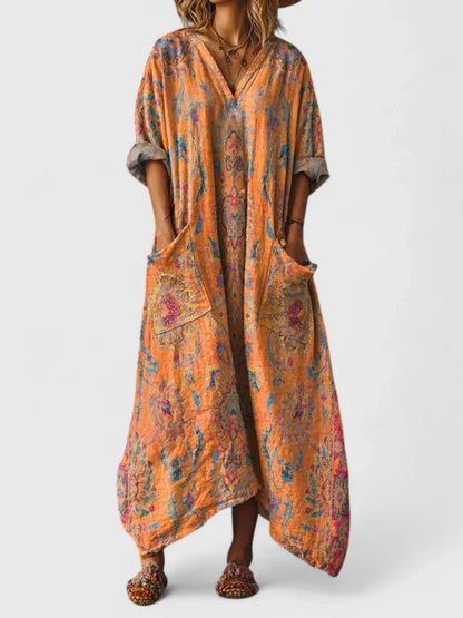 TIRSÁ | Vestido estampado